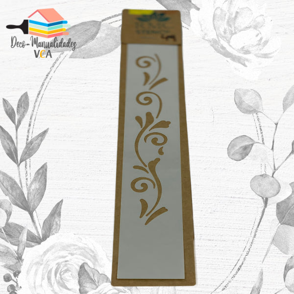 Stencil Arabesco Borde 4 (4x30 Cm) - Rmc