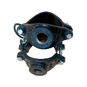 Collar Arranque Para de PVC 100x3/4 C/Pernos Y Goma Fe. Fdo