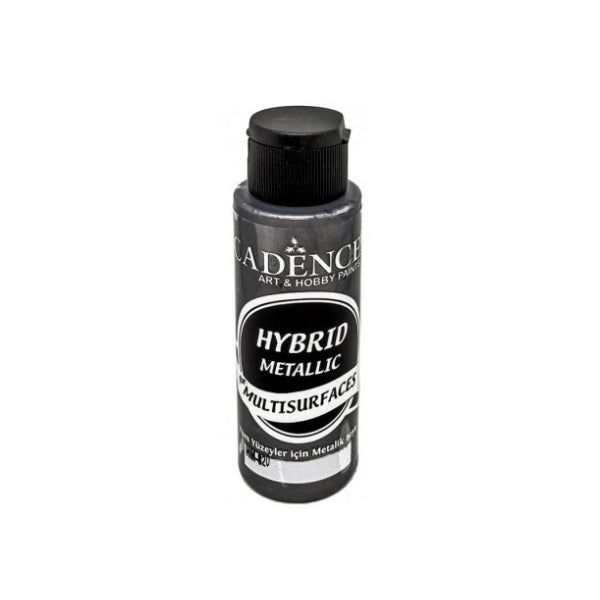 Pintura Acrilica Metallic Hybrid- Negro Hm820 Cadence (70ml)