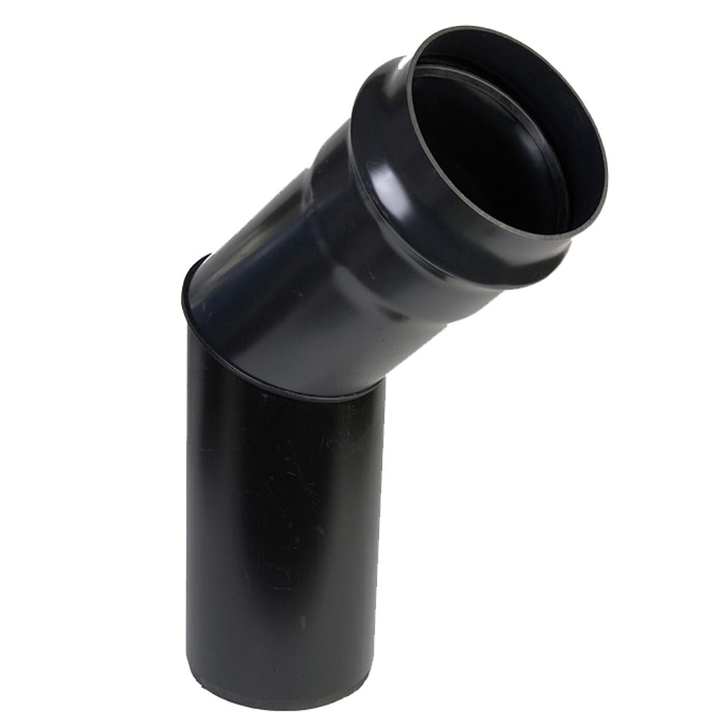 Codo Colector Conformado 180x45 Ci Cg (Negro - Vinilit)