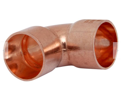 Codo 45º Cobre Gas 3/4