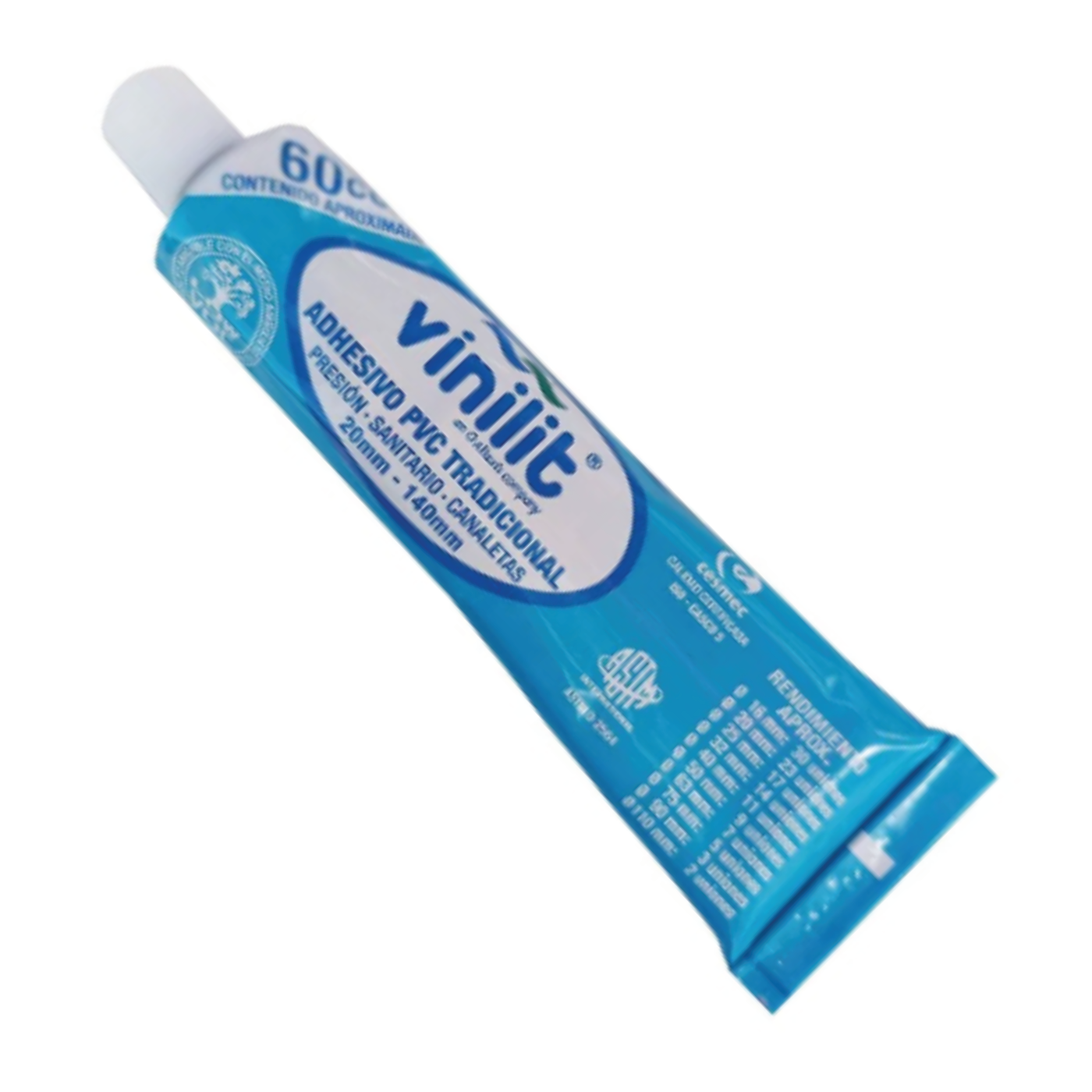 Adhesivo Vinilit Pvc Tradicional Pomo 60 Cc