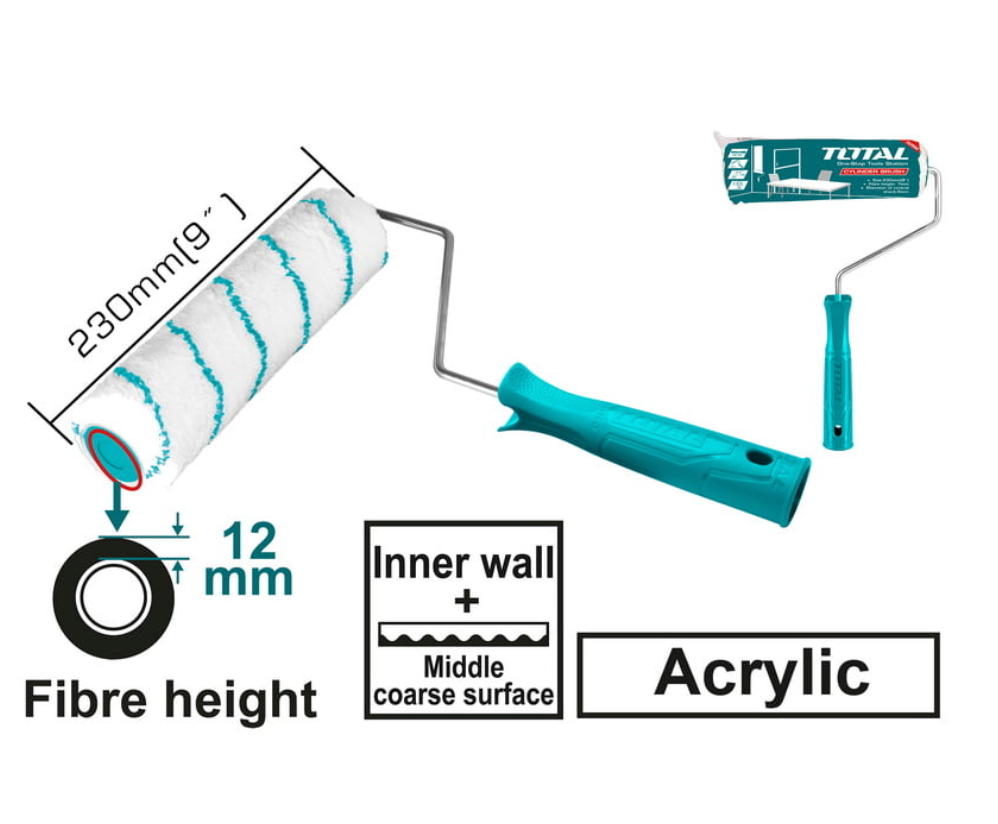 Rodillo 9" (23 Cm X 12mm) Total