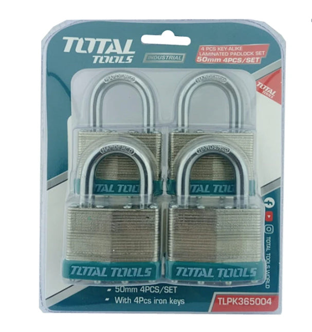 Juego de Candados Laminado 4pc SINT TLPK365005