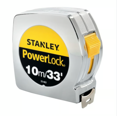 Cinta Métrica Powerlock 10 m/33` Stanley - 33-463S