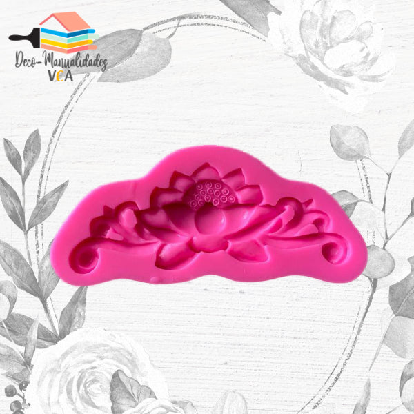 Molde Silicona - Flor De Loto (9.9 X 4.2 Cm)