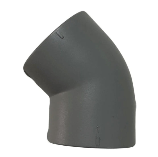 Codo Ppr 110x45 (Gris - Hoffens)