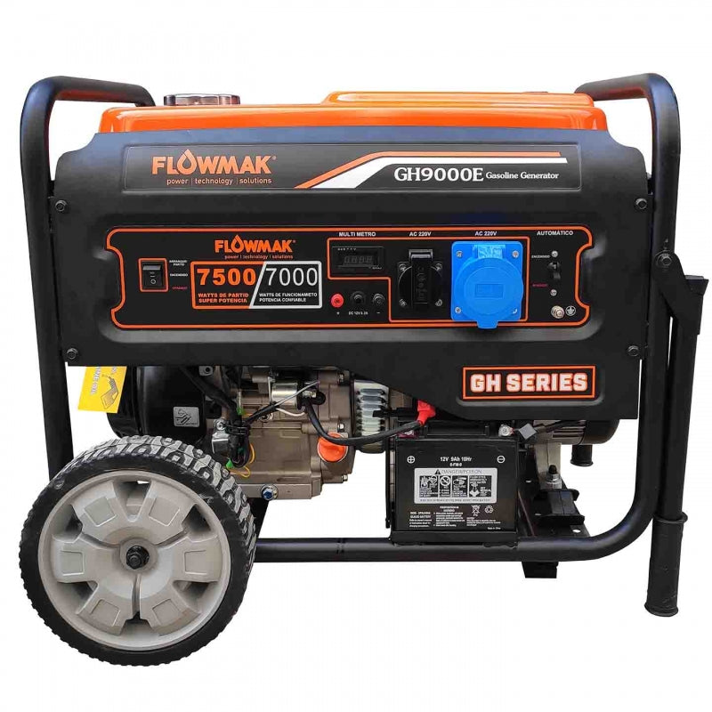Generador Flowmak 7000 W Pe Gh9000 Bencinero
