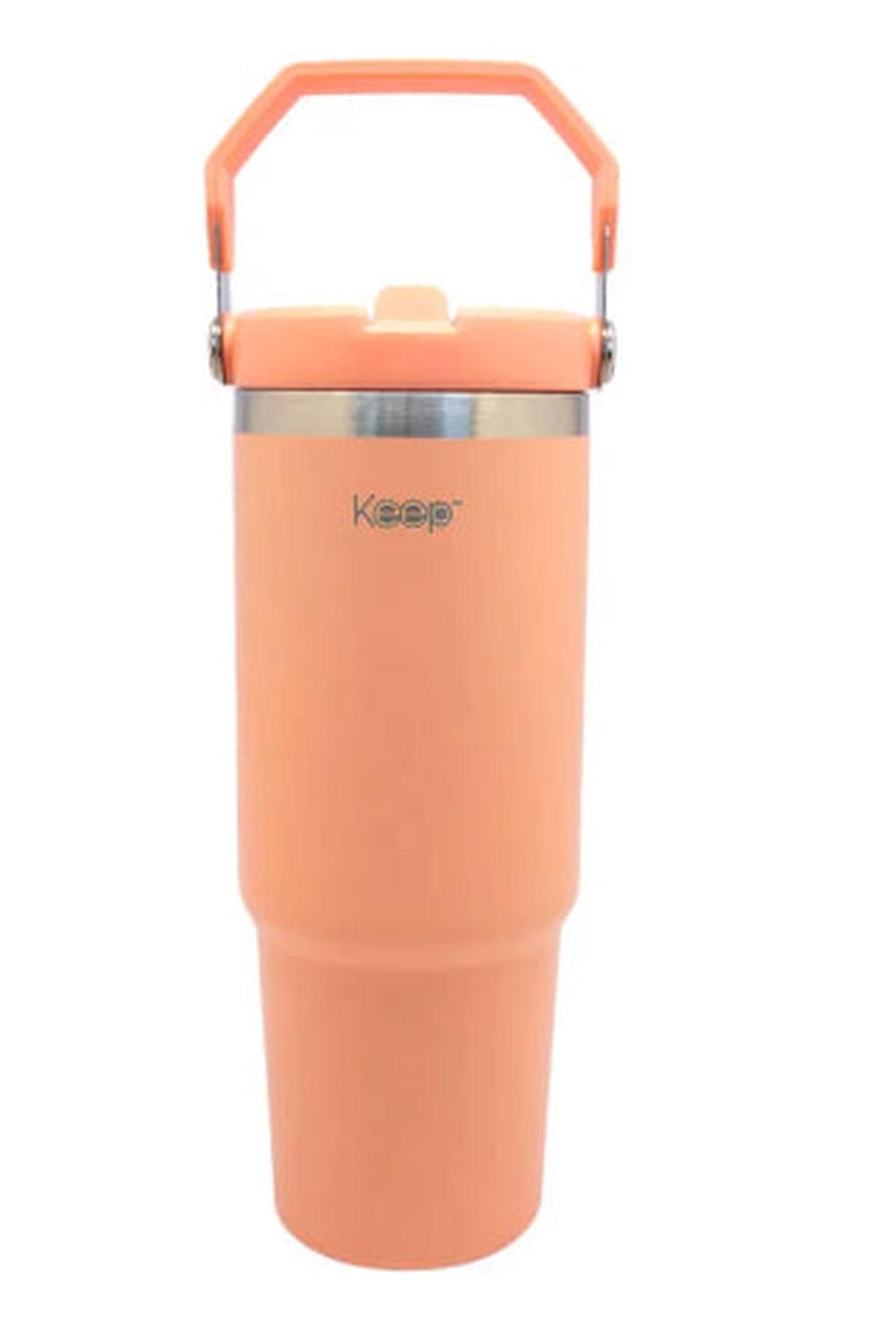Botella insulada con mango