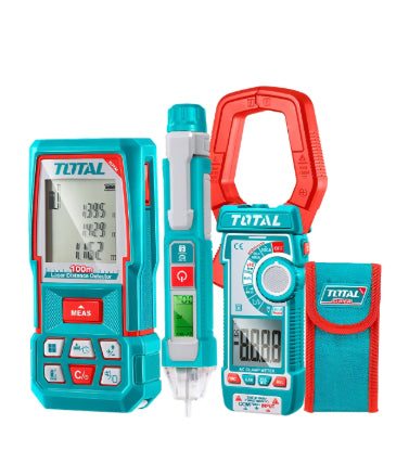 Kit Detector Laser + Amperimetro de Pinza + Lapiz Tester TLDD241202