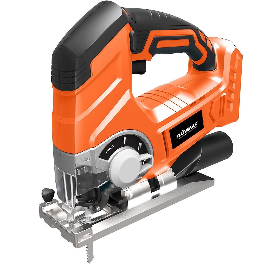 Sierra Caladora 18v C/Bateria 2.0ah+Carg - Flowmak