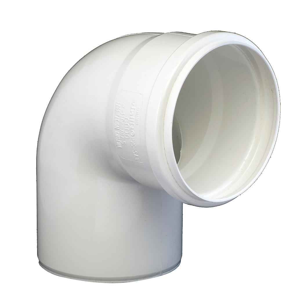 Codo Pvc Sanitario 160x87.5 Cii Cg (Blanco - Era)