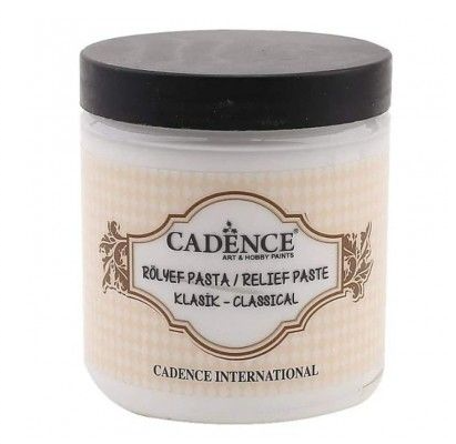 Pasta Relieve Clasica Lisa - Cadence (250ml)