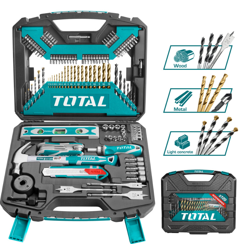 Set de Brocas 120 Pzas HSS - THKTAC01120