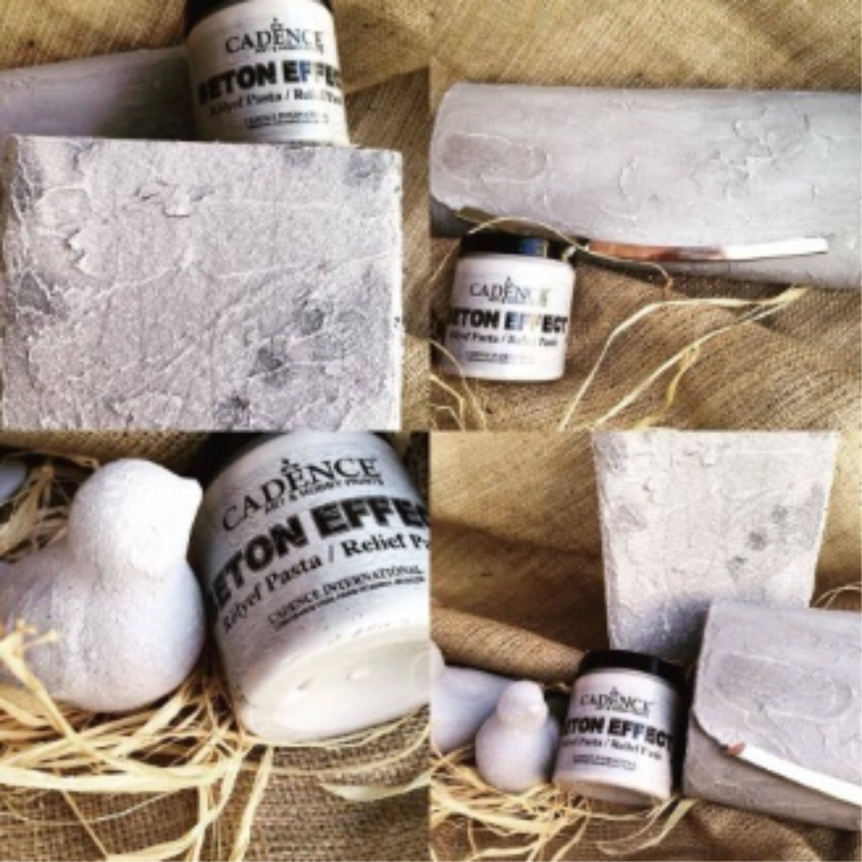 Pasta Relieve Beton Effect Cemento - Cadence (250ml)