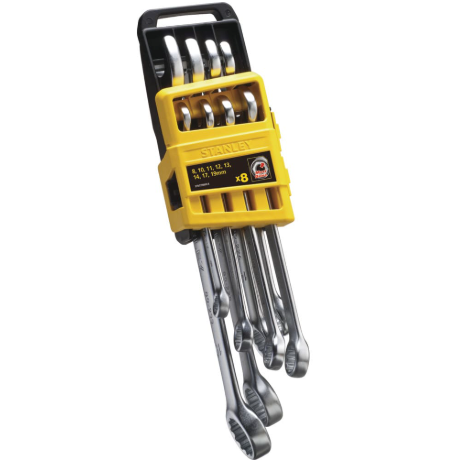 Juego llaves 8Pz c/org MM (8,10,11,12,13,14,17,19mm) Stanley - STMT78099-840