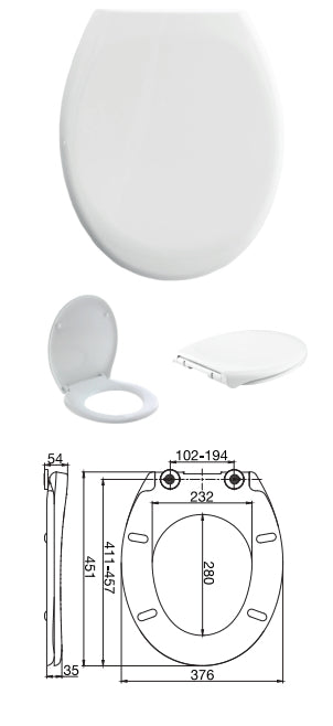 Soft Touch Asiento Sanitario con Tapa