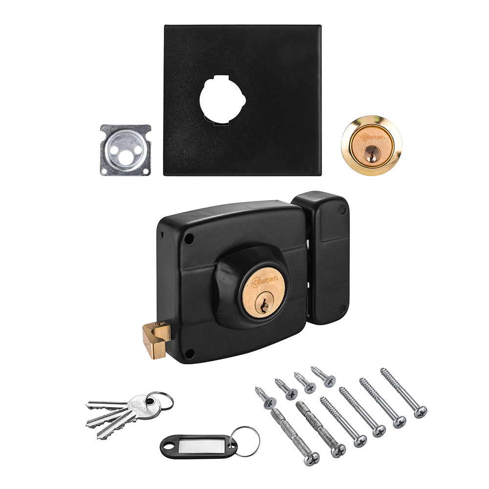 Cerradura Sobreponer Oister 111 Negro