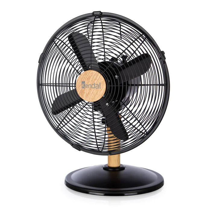 Ventilador de Mesa 12" Metal Madera Kendal Kzf-1214D