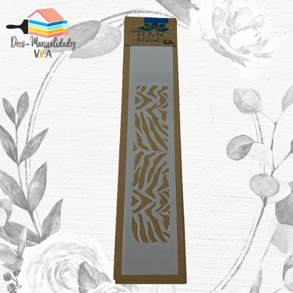 Stencil Animal Print Borde (4x30 Cm) - Rmc