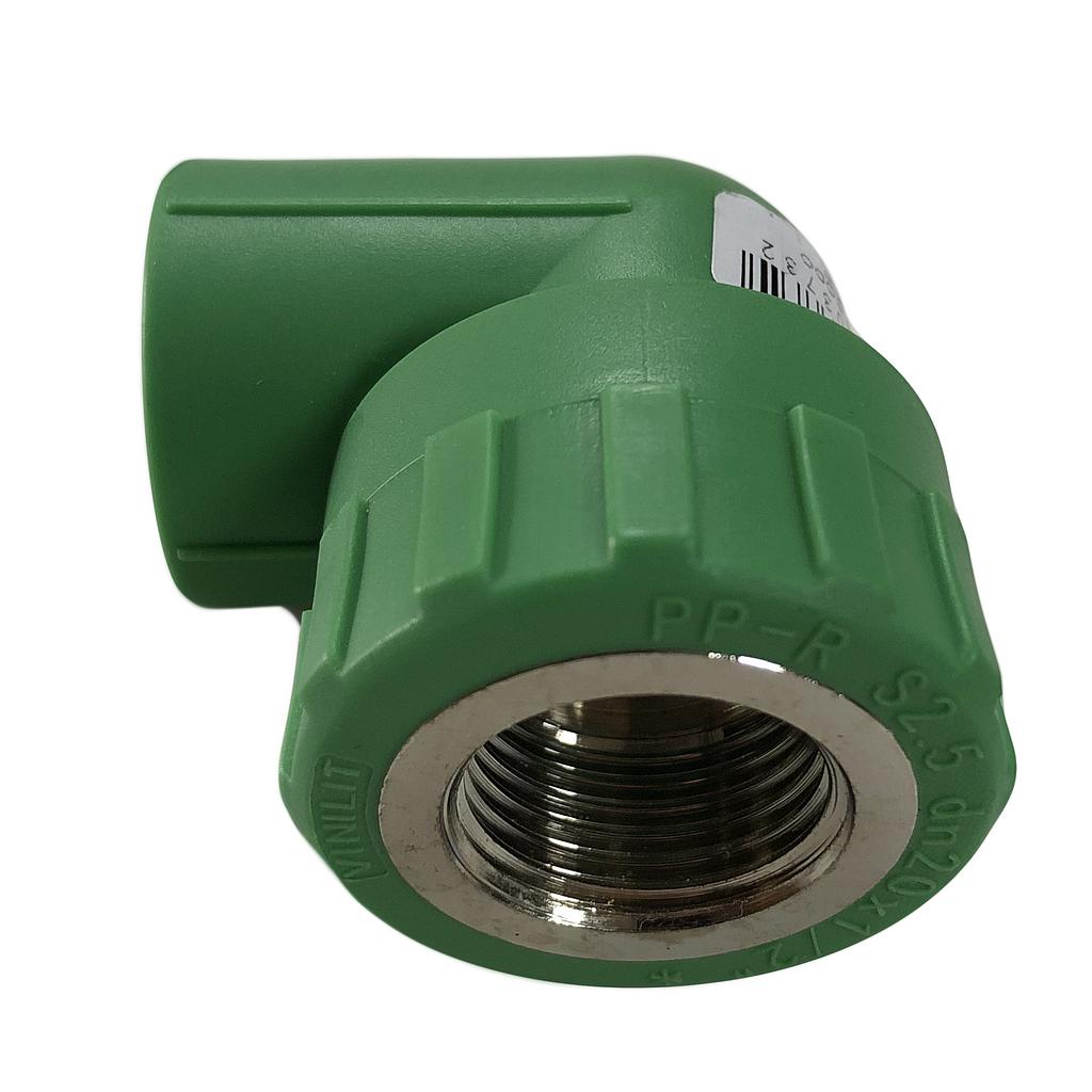 Codo Ppr Hi 25x3/4x90 (Verde - Vinilit)