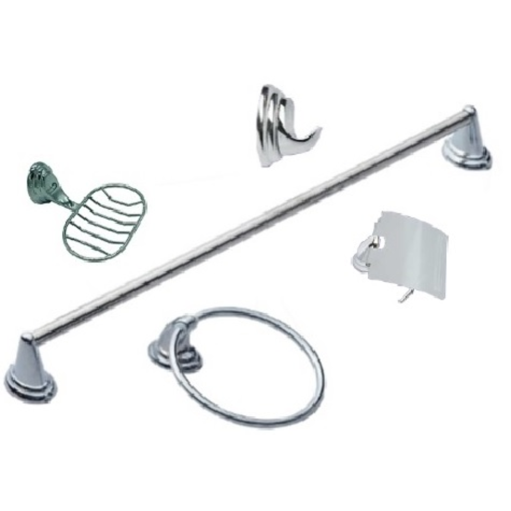 Set Accesorios Baño 5 Piezas Colomba