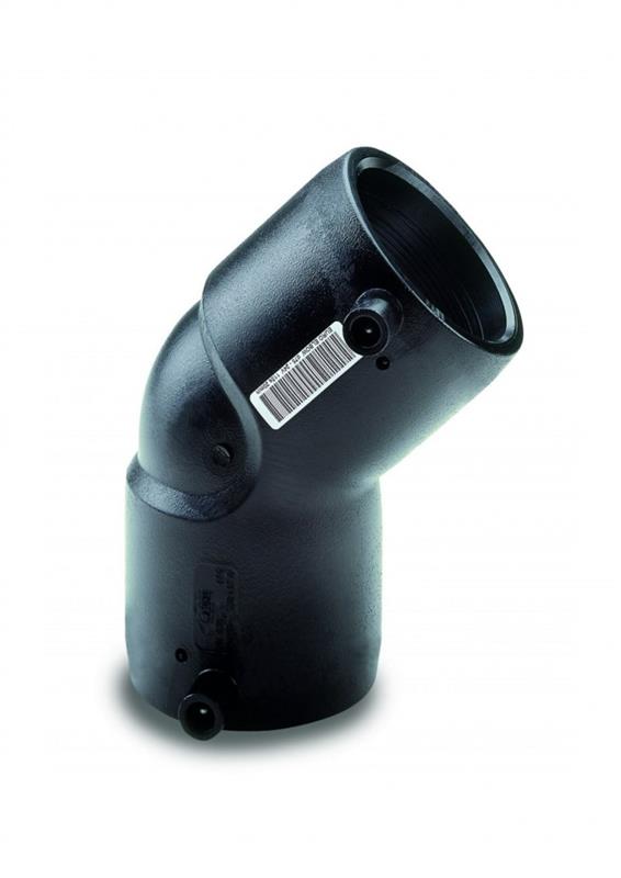 Codo Ef Hdpe 50x45° Pn16
