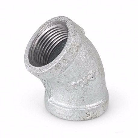 Codo Galvanizado 3/4"x45 Bsp