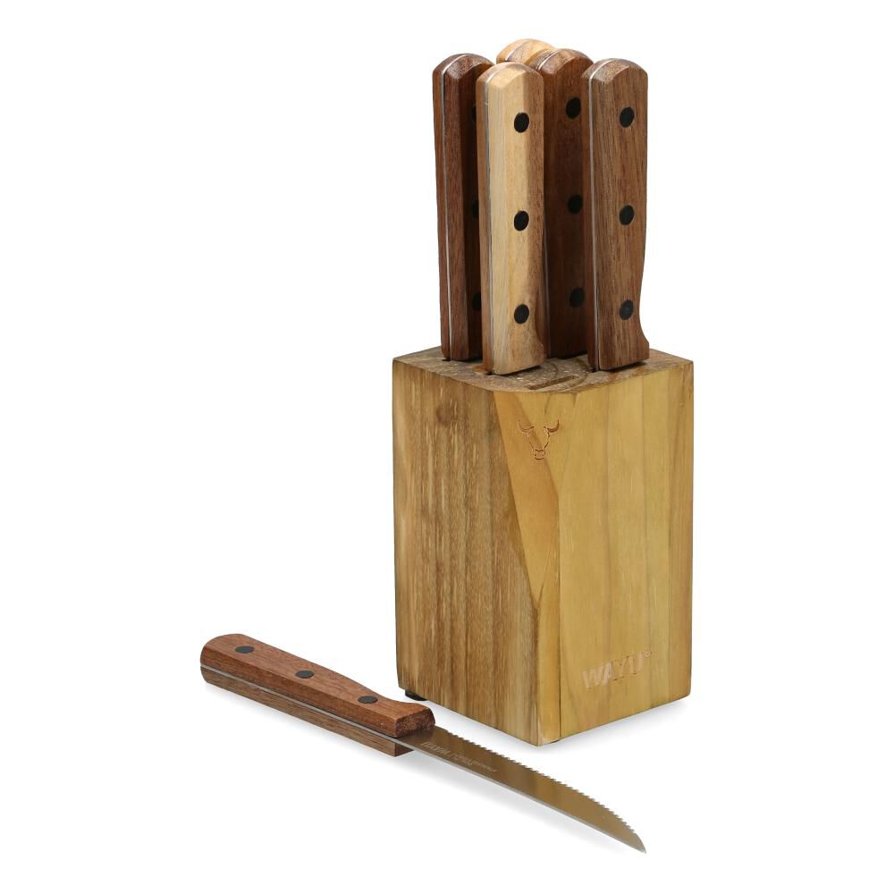 Taco Madera 6 Pcs Wayu