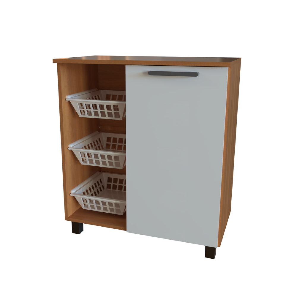 Multiuso 680mm con frutero y 1 Puerta Blanco 680x770x38