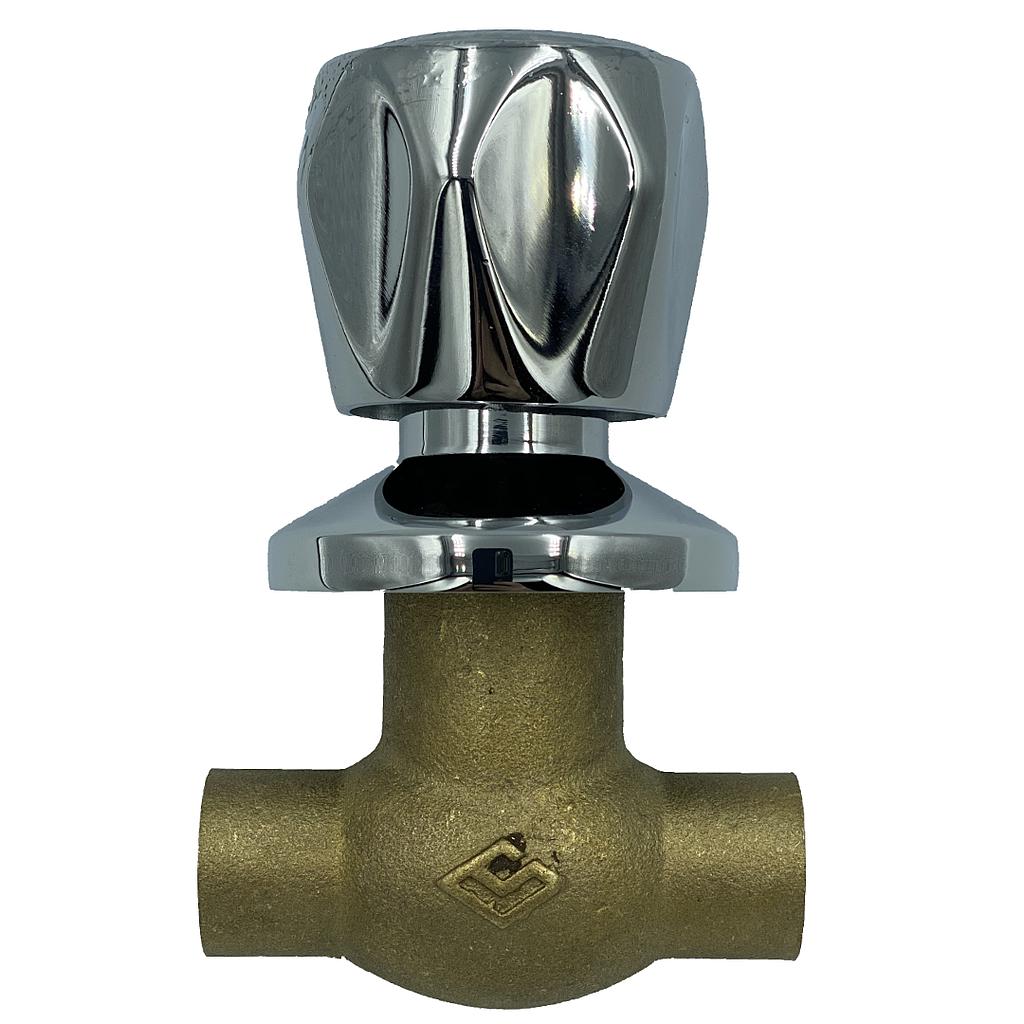 Llave Paso So Campana Cromada 3/4