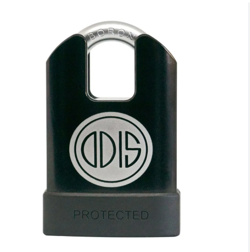 Candado Odis M60S Protected con Hombros 63mm, Llave con cilindro Antibumping Negro
