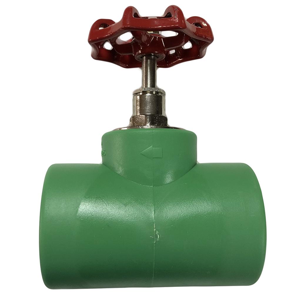 Válvula Ppr Aluminio 50 - Llave De Paso (Verde - Vinilit)