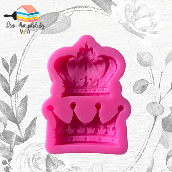 Molde Silicona - Coronas Doble (5.9 Cm)