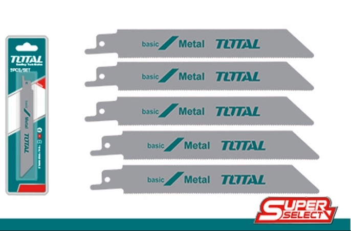 Set de 5 Hojas de sierra sable para metal