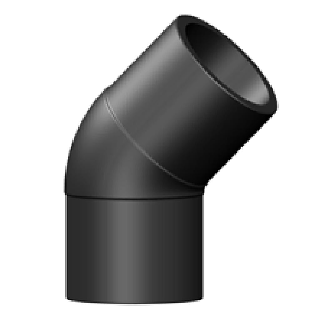 Codo Tf Hdpe 110x45° Pn16