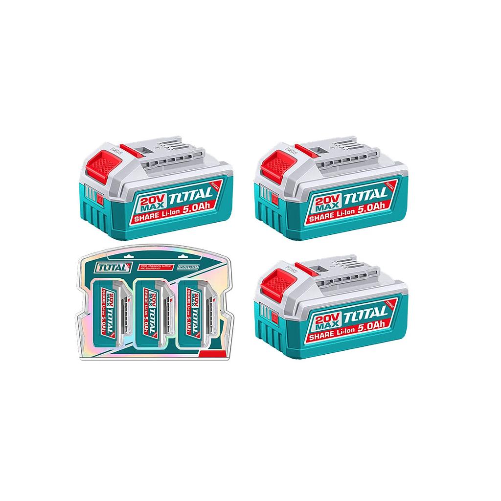 Pack 3 Bat de Litio-ION 20V 5 Amperes Industrial TOSLI251198