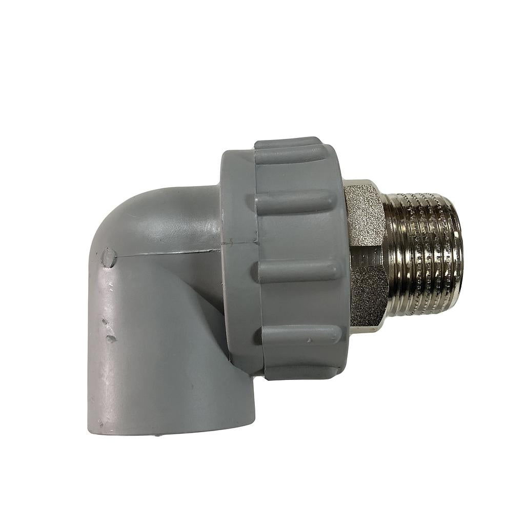 Codo Ppr He 20x1/2x90 (Gris - Vinilit)