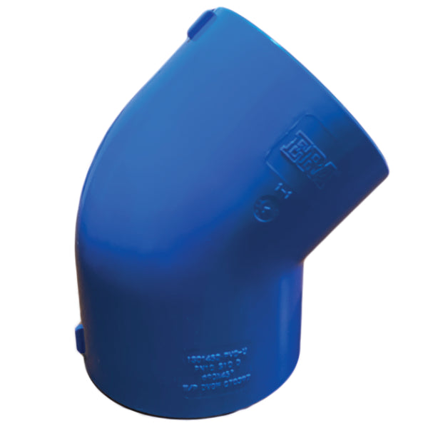 Codo Presión 110x45 C/Cem C10 (Azul - Era)