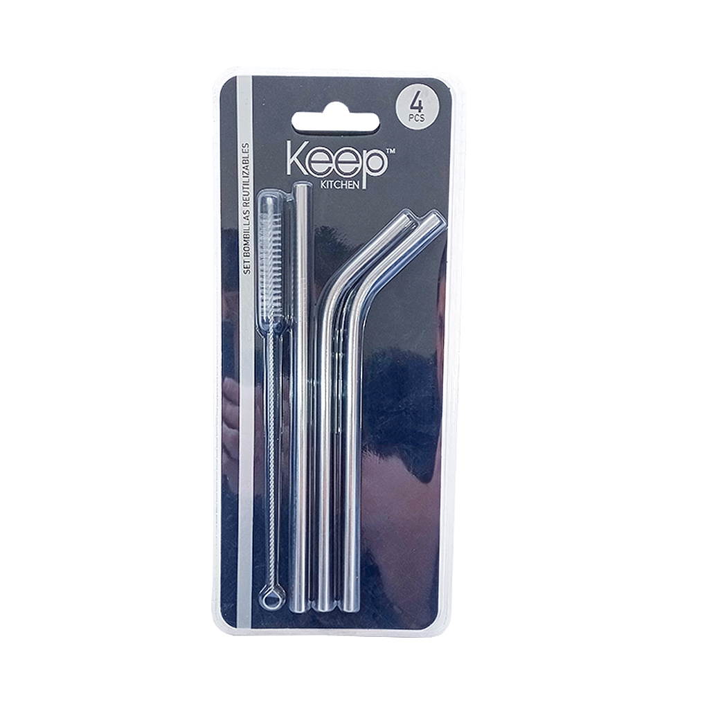 Bombillas De Aluminio Keep Silver