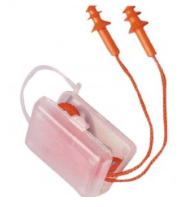 Caja Tapon Silicona Espuma Desechable Con Cordon Black Bull