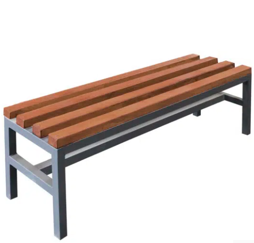 Banca Madera Metal 100x31x45,5cm
