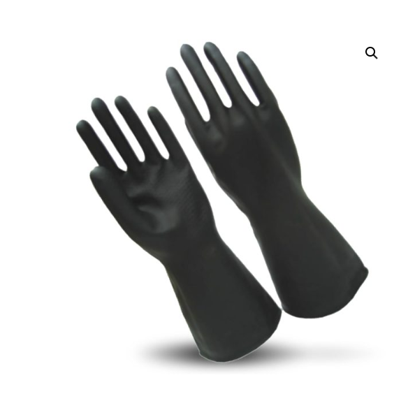 Guante Latex Industrial Black Bull Negro