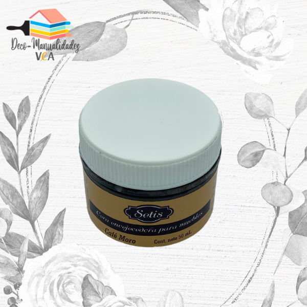 Cera Semi Brillo Cafe Moro - Setis (50ml)