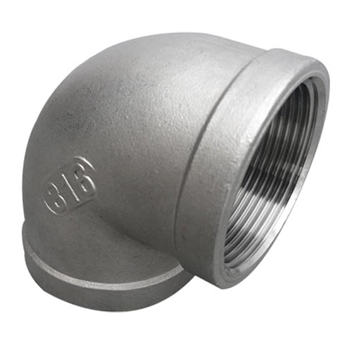 Codo Inoxidable 304 2" Npt 150 lbs 90º