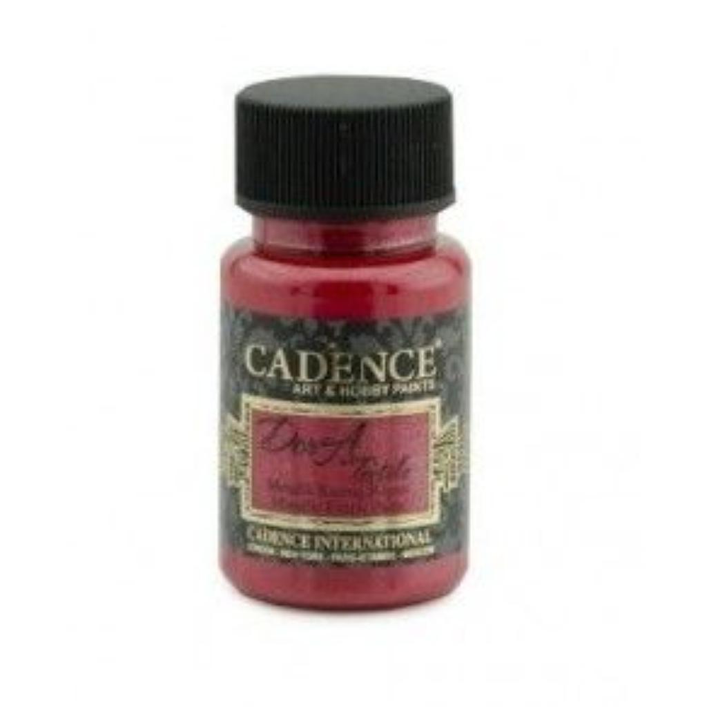 Pintura Textil Metalizada Dora- Rojo Dot1133 Cadence (50ml)