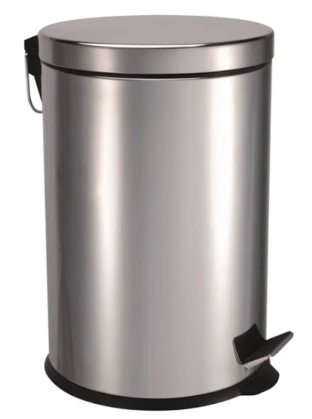 Papelero De Acero Inox 30 Litros