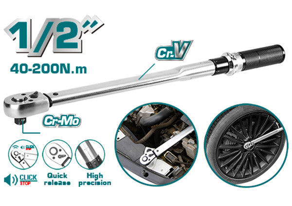 Llave Torque 1/2 40 - 200 Nm