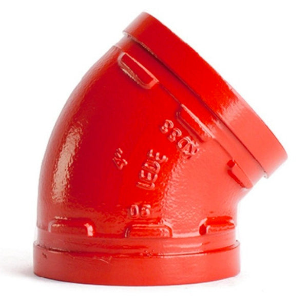 Codo Ranurado De 4x45