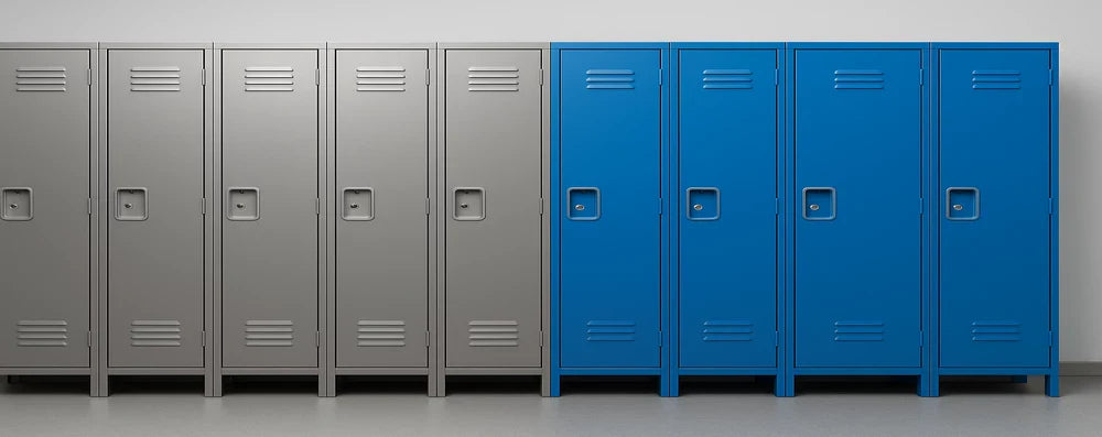 Lockers metálicos o plásticos: ¿Cuál elegir para tu empresa?